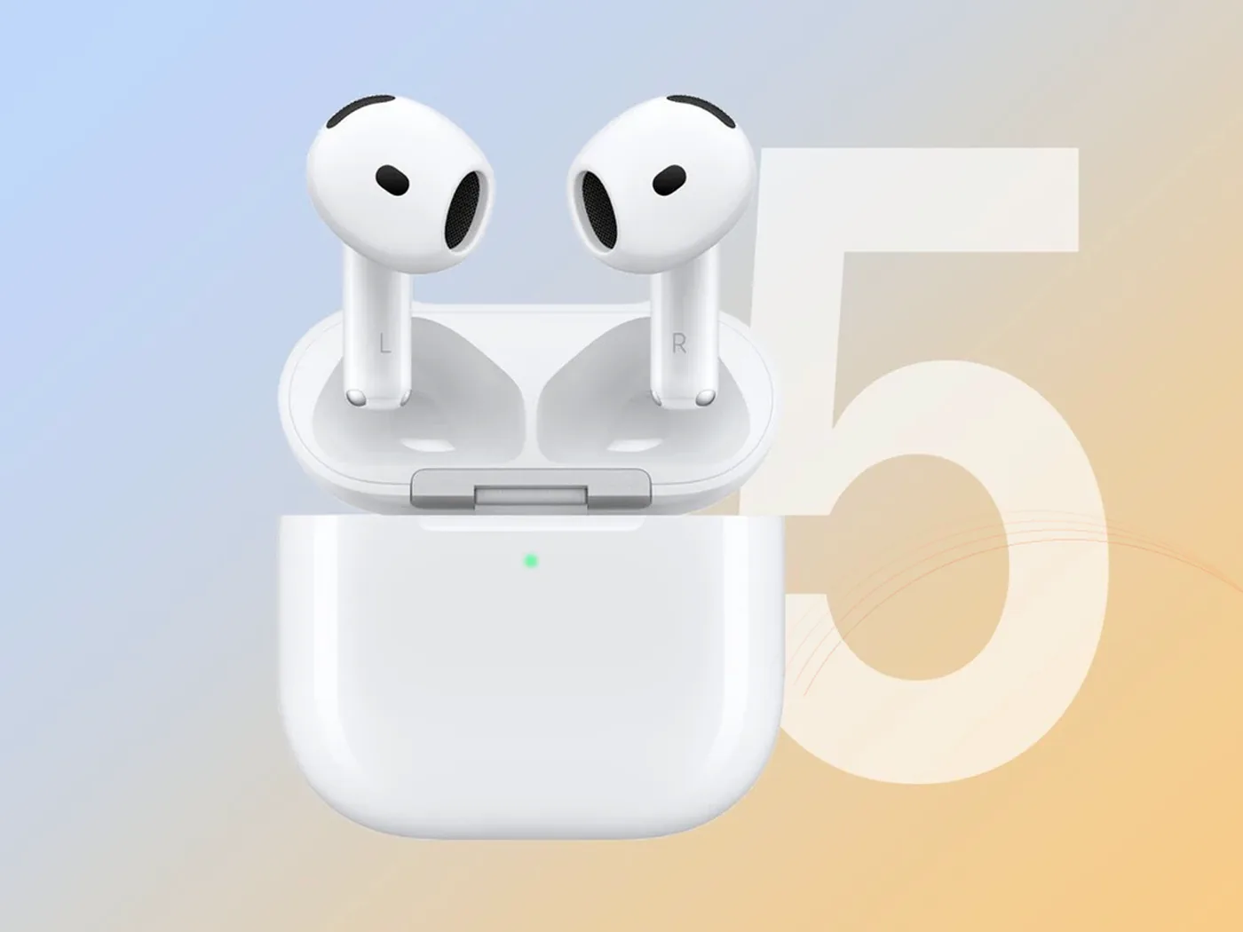 Composición conceptual de los futuros AirPods 5